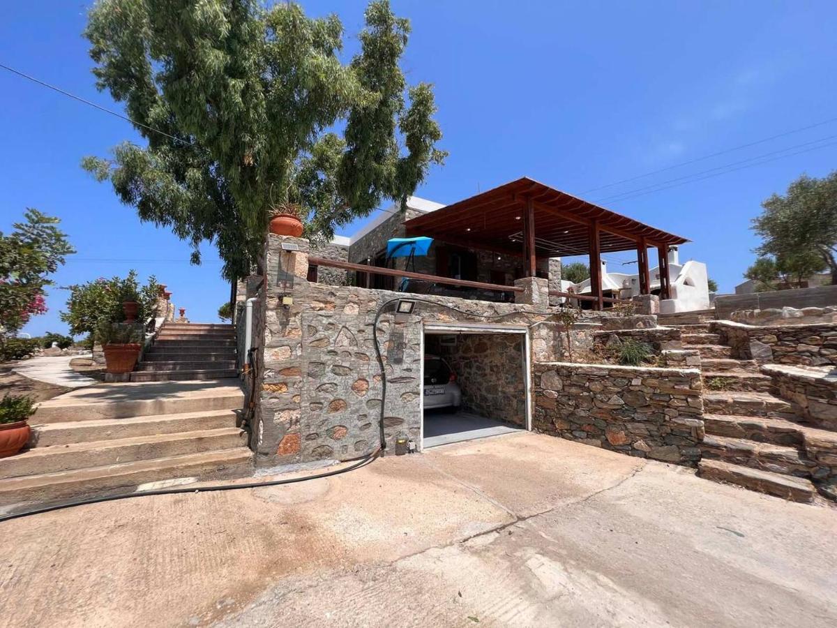 Πέτρινο Εξοχικό Σπίτι Στη Σύρο Agros  Екстер'єр фото