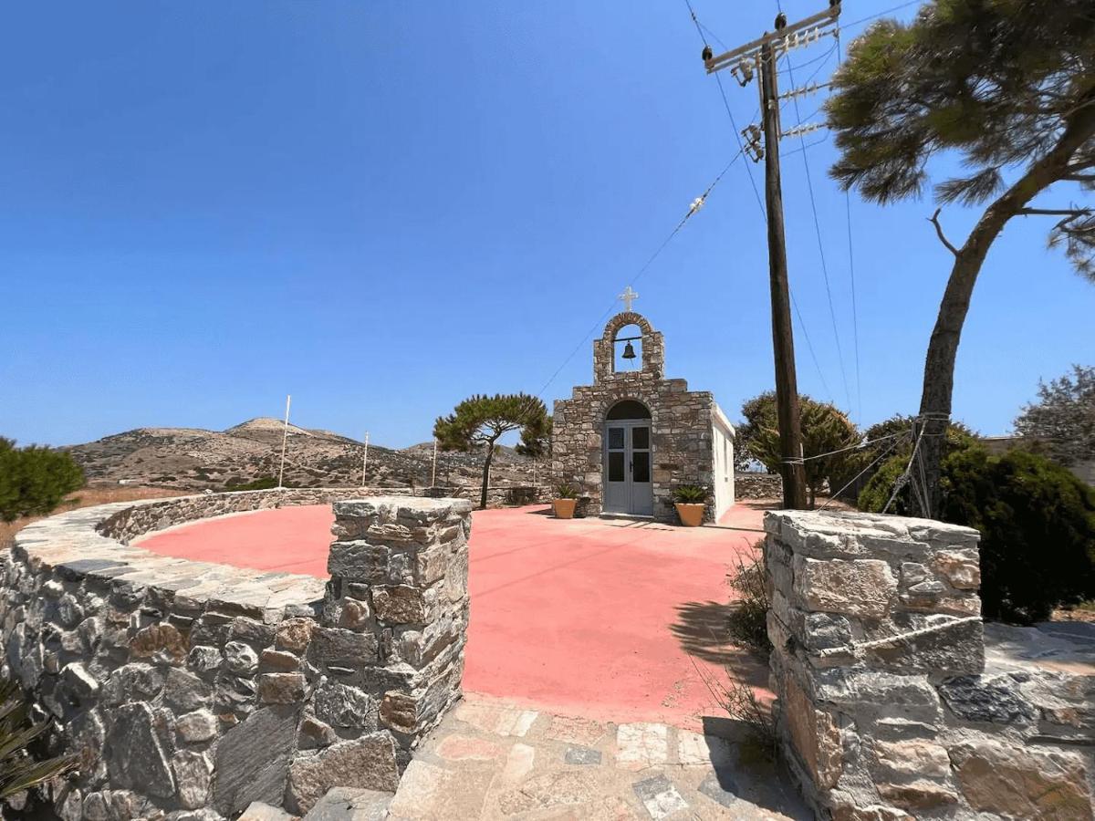 Πέτρινο Εξοχικό Σπίτι Στη Σύρο Agros  Екстер'єр фото