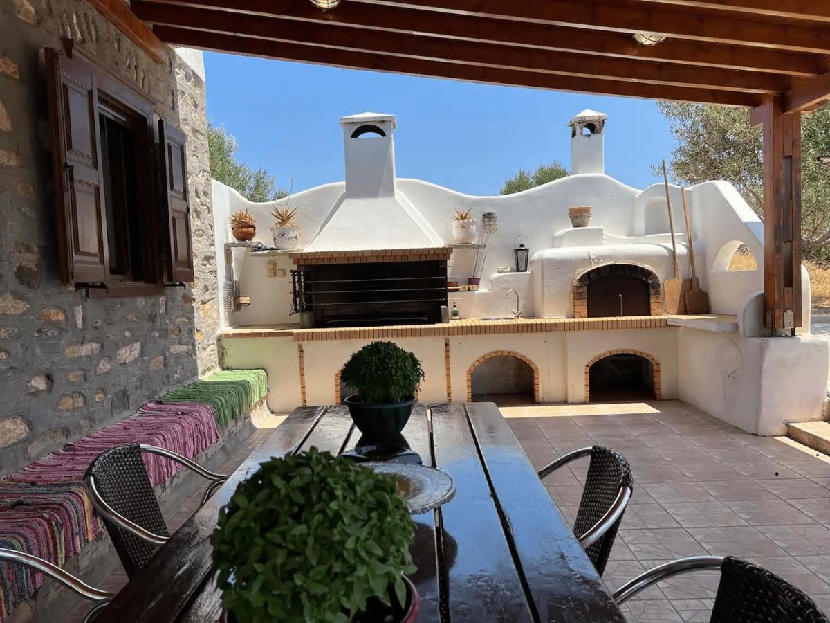 Πέτρινο Εξοχικό Σπίτι Στη Σύρο Agros  Екстер'єр фото