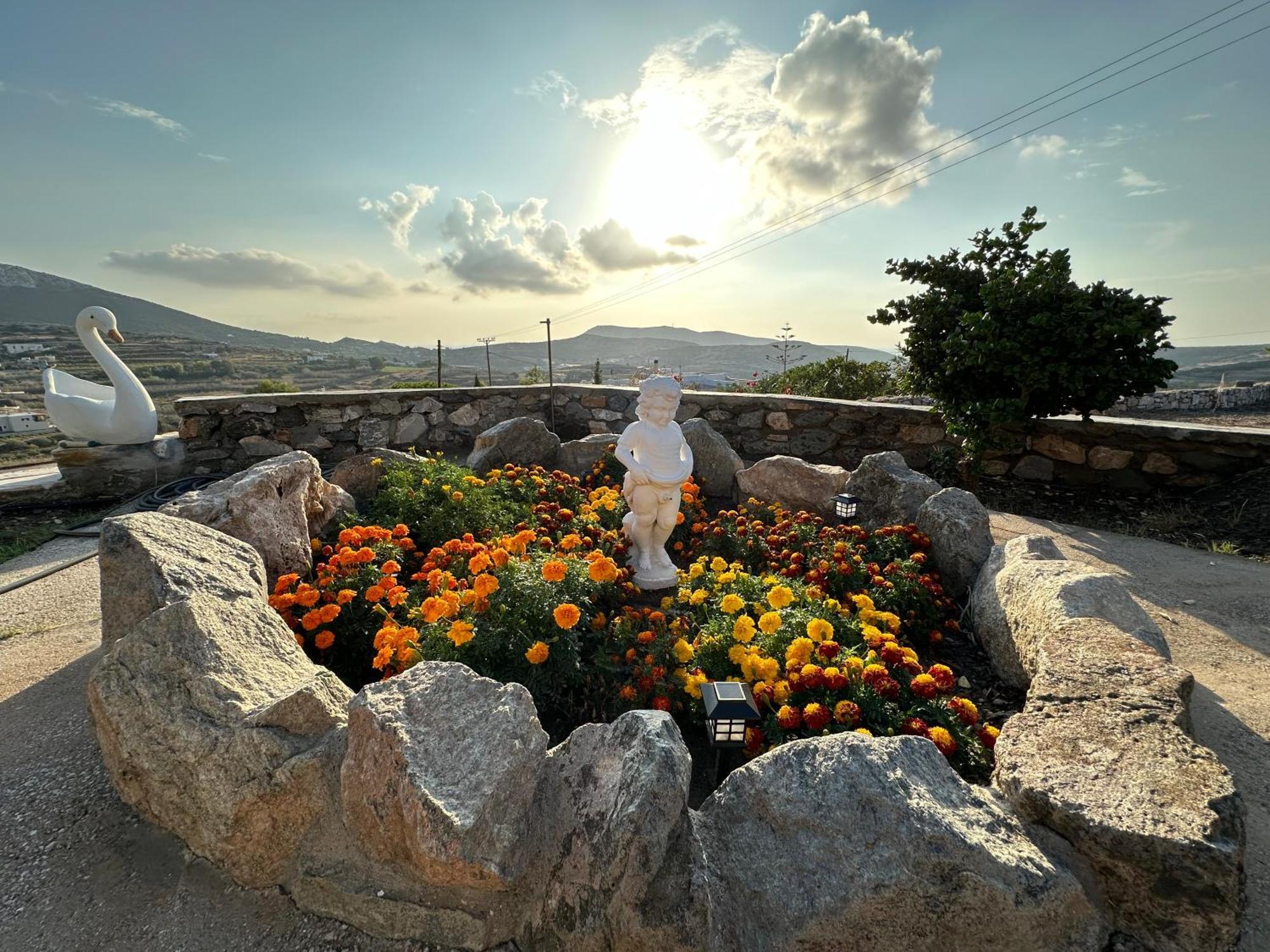 Πέτρινο Εξοχικό Σπίτι Στη Σύρο Agros  Екстер'єр фото